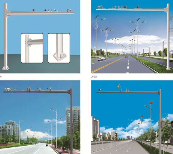 交通電子警察監(jiān)控桿有哪些類型，如何識(shí)別？